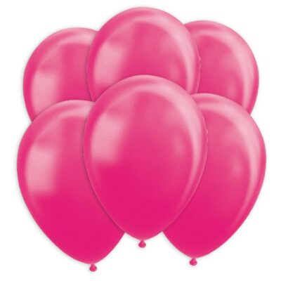 Latexballons in pink mit Perlglanz